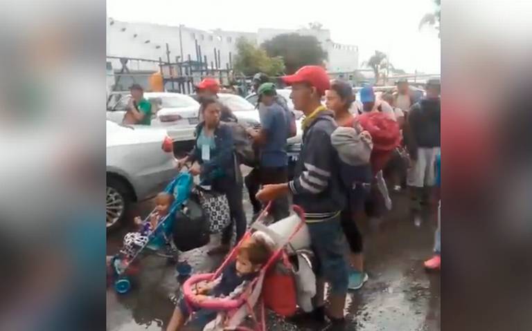 Video Le dicen adi s a Puebla contingente de Caravana Migrante